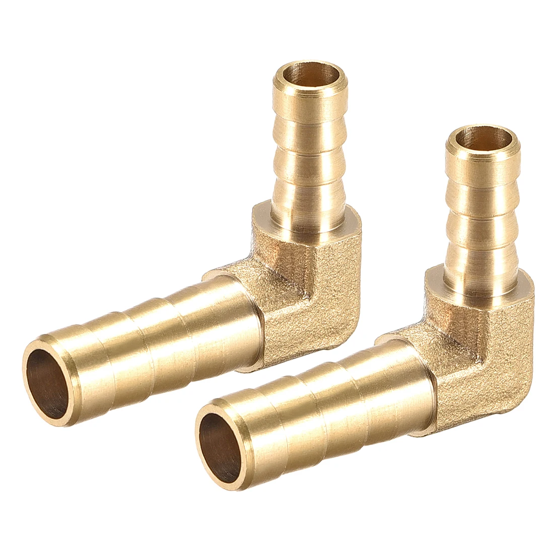 

uxcell 2pcs 8mm To 6mm Barb Brass Hose Fitting 90 Degree Elbow Pipe Connector Coupler Tubing Adapter for air, water, fuel