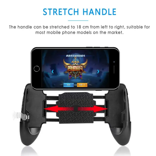 3 IN 1 GamePads Mobile Game PUBG Joystick Controller Gaming Trigger Control Shooter Button for iPhone Android Game Accessories 4