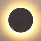 Внутренний светодиодный настенный светильник, алюминиевый круглый светильник, светильник для гостиной, декоративный светильник, лофт, лестница, спальня, домашний современный настенный светильник