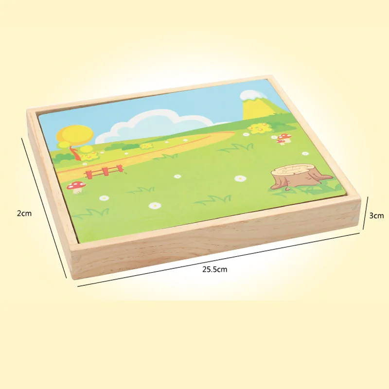 

Children's jigsaw toys magnetic stickers puzzle board game Montessori material children's educational interesting brick oyuncak