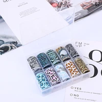 wh nail art transfer foil stickers extension stamping gold slider shimmer sticker decoration tools nail polish strips wraps
