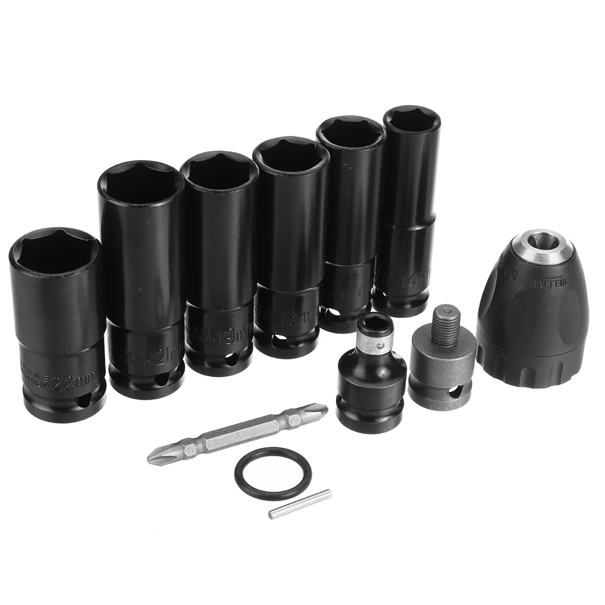 

12 in 1 Electric Wrench Screwdriver hex socket head Kits Drill Chuck Drive Adapter Set for Impact Wrench Drill Screwdrivers