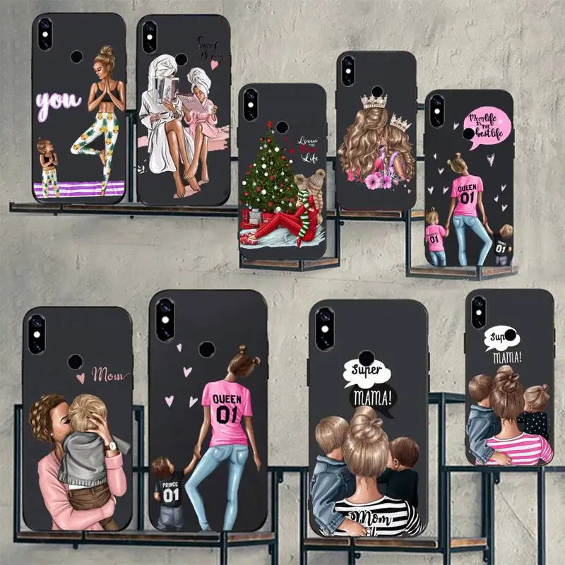 

Cute Baby Super Girl mom Love Phone Case For Xiaomi Redmi 7 8 9t 9se k20 mi8 max3 lite 9 note 9s 10 pro