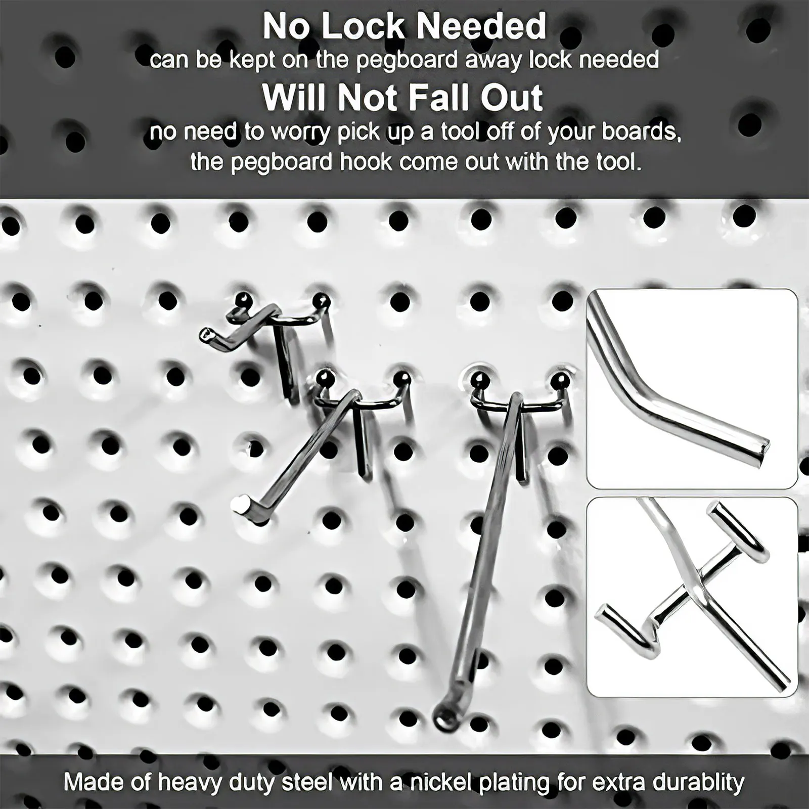 6 шт. крючок для отверстий железный настенный вешалка доски инструмент