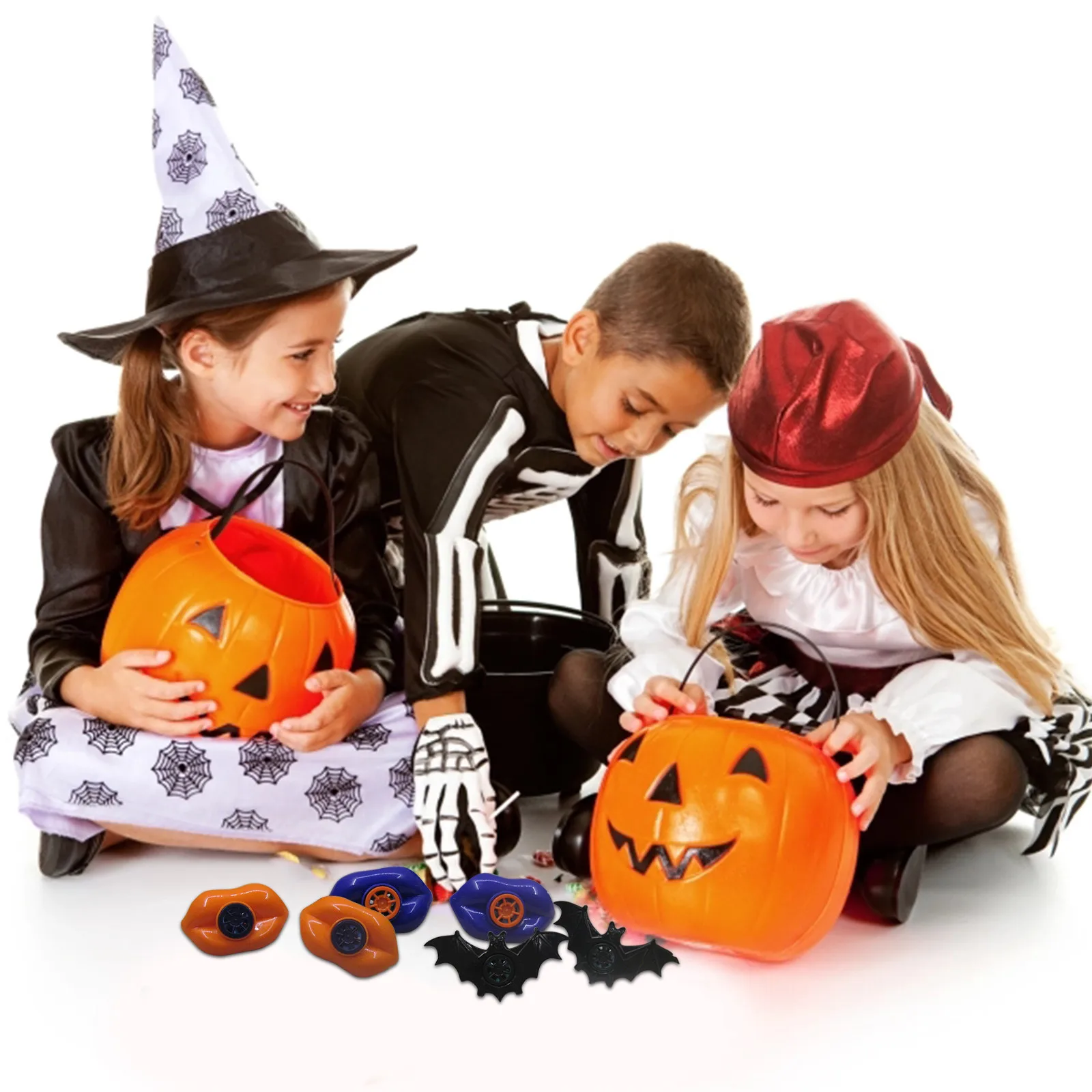 Забавные пластиковые свистки для губ на Хэллоуин сувениры вечевечерние НКИ день