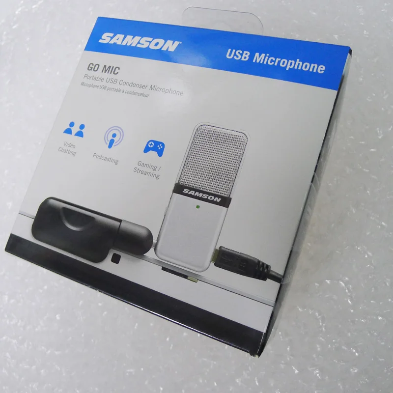 Samson Go Mic компактный портативный USB конденсатор для микрофонной записи микрофон