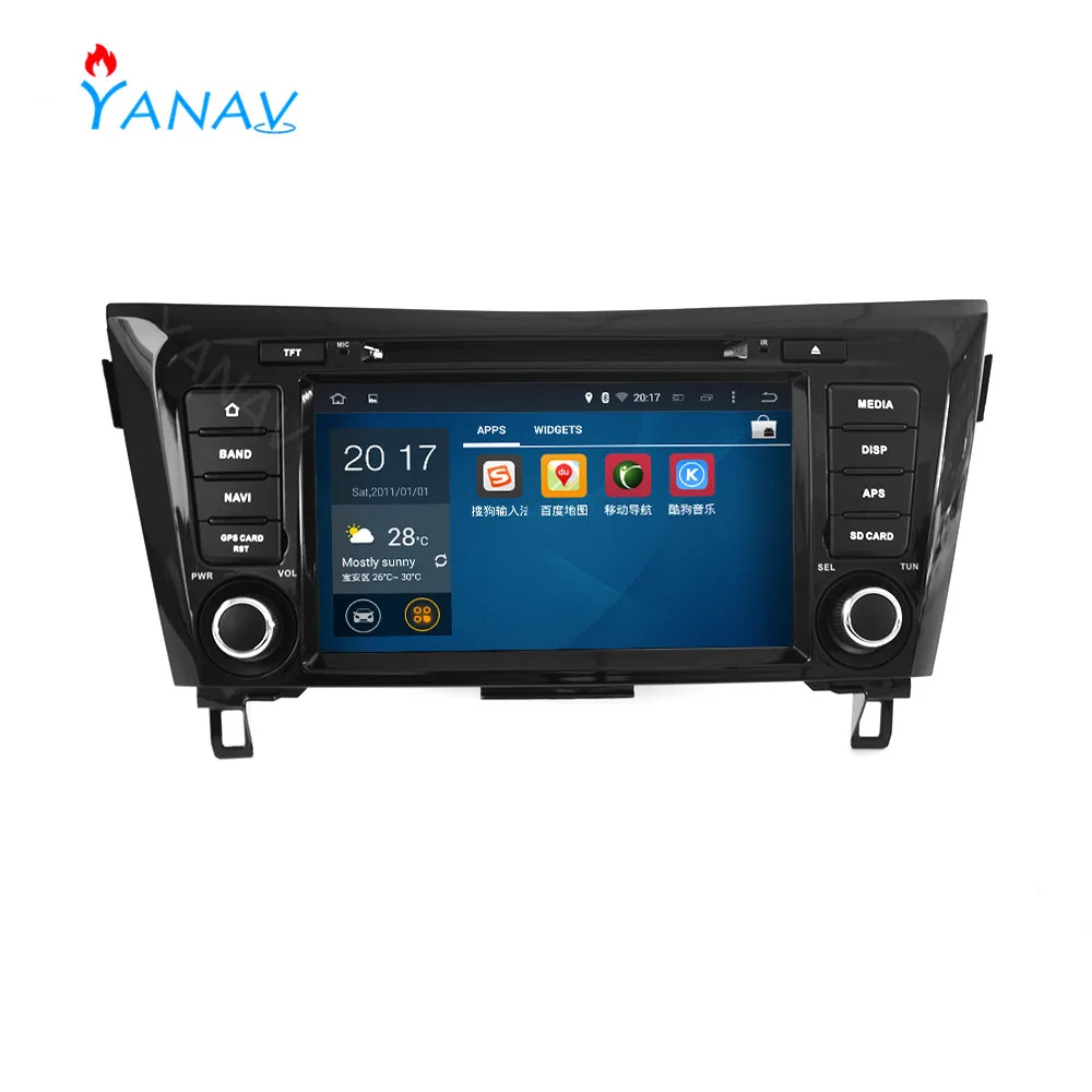 

Автомагнитола, 2 DIN, Android, для-NISSAN X-TRAIL, Qashqai, Dualis Rouge 2013 +, мультимедийный DVD-плеер, головное устройство