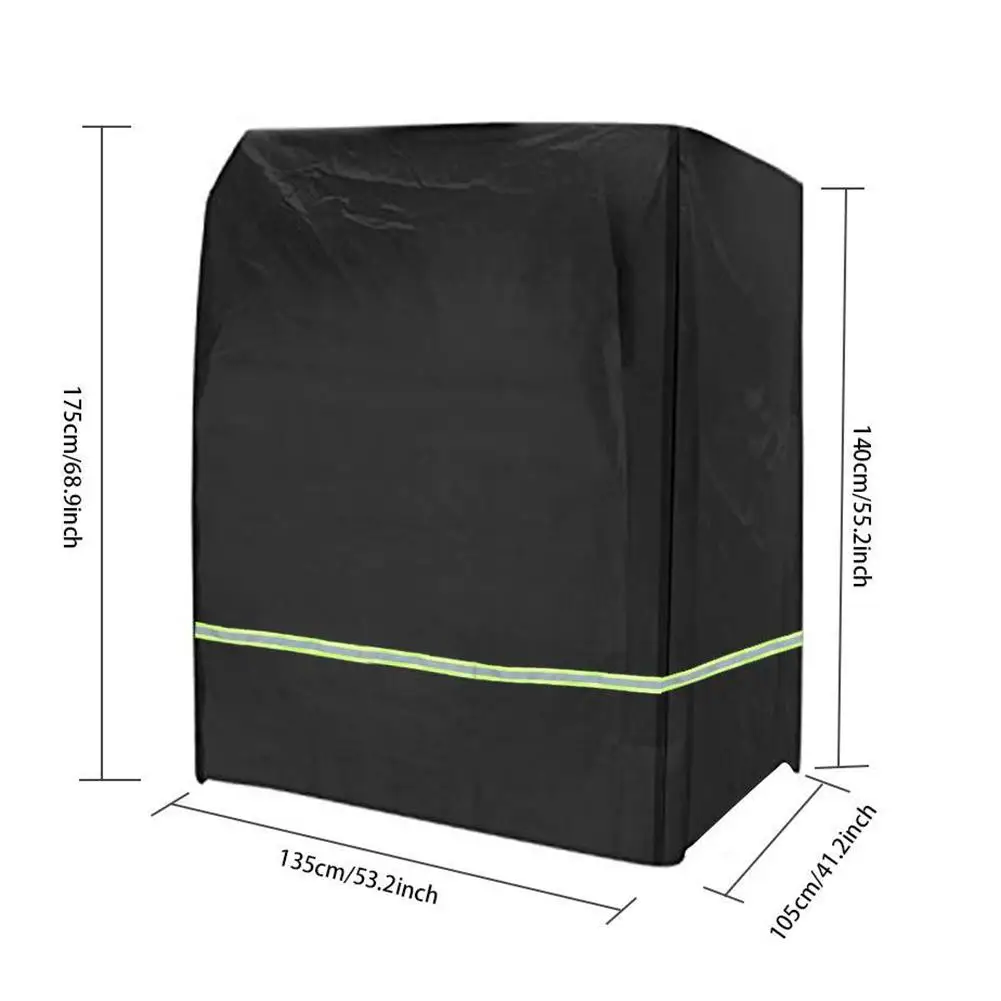 

210D Outdoor Beach Chair Dust Proof Cover Windproof Rainproof UV Resistant Rocking Chair Home Furniture Protective Cover