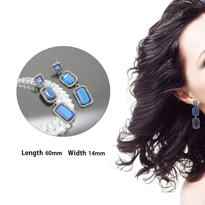 Модные женские вечерние серьги в Звездном стиле европейские и американские