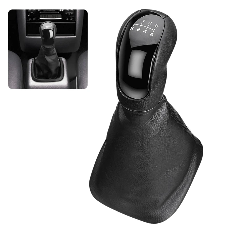 6 скоростей ручка переключения передач гаитер Boot Shift Head для Mercedes Benz W168 a Class 1997-2004 |