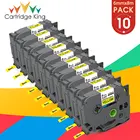 Лента желтая для этикеток Brother P-touch, 6 мм, TZ-FX611, TZFX611