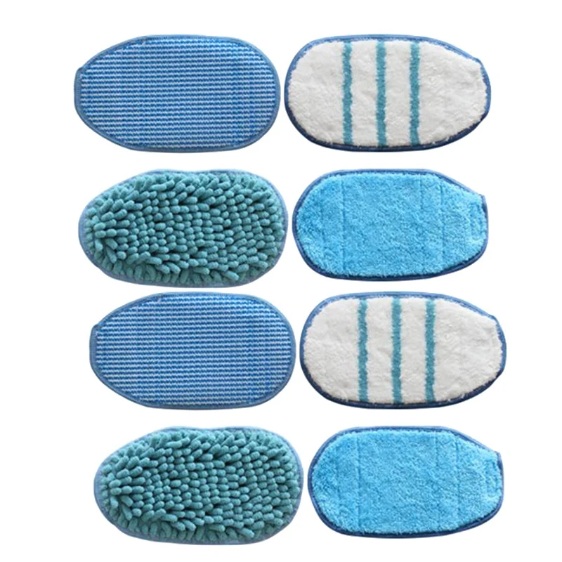 

8 Pcs Steam Mop Clean Cloths for Steam Mop FSH10SM FSH10SMP,Washable & Reusable Replacement Mopping Cloth