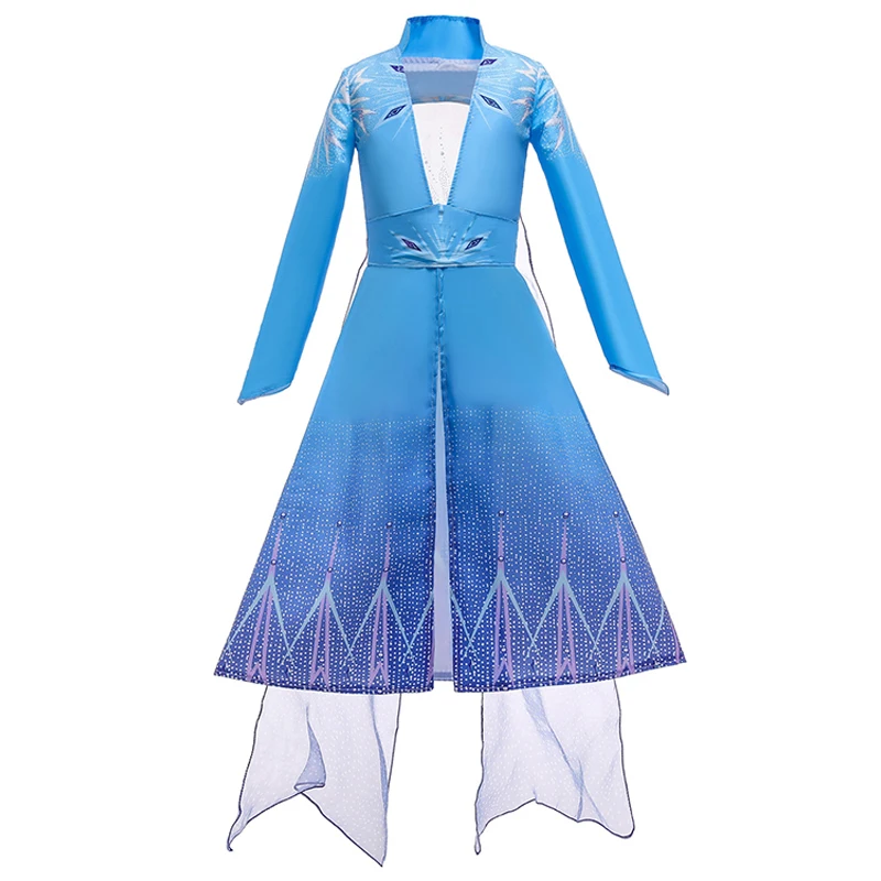 Elsa Dress for Girls Kids Christmas Elza Anna Snow Queen 2 Fancy Princess Costume Children Carnival Birthday Party Clothing | Детская