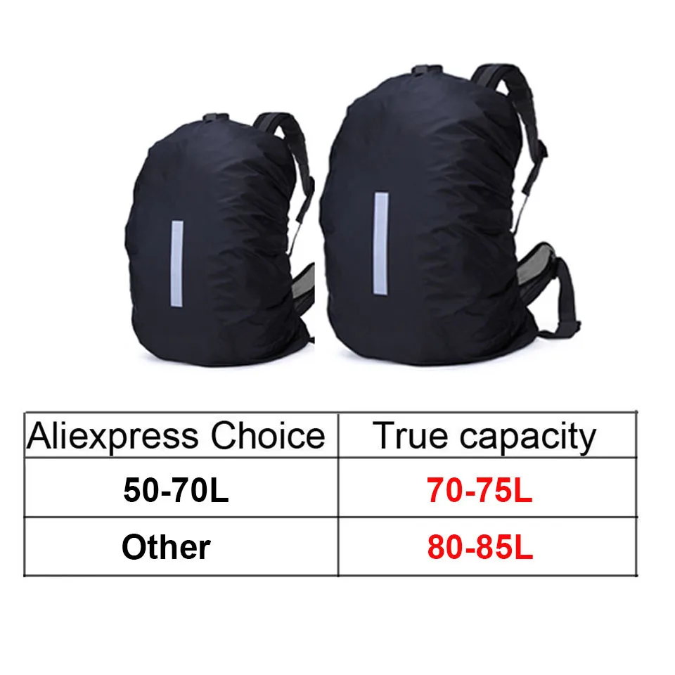 Светоотражающий уличный безопасный рюкзак водонепроницаемый чехол от дождя с