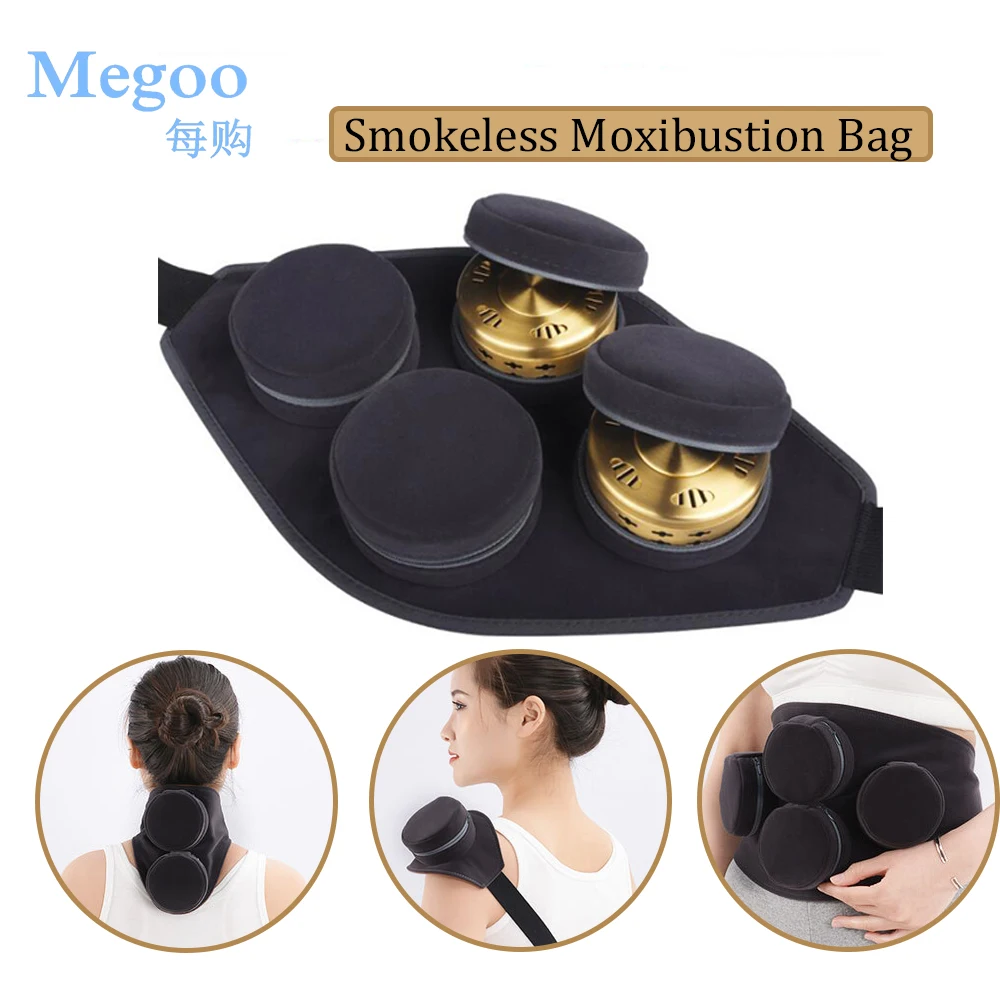 

Copper Moxa Moxibustion Box Bag Moxa Stick Burner For Neck Shoulder Waist Abdomen Knee Leg Fatigue Pain Relief Meridian Massage
