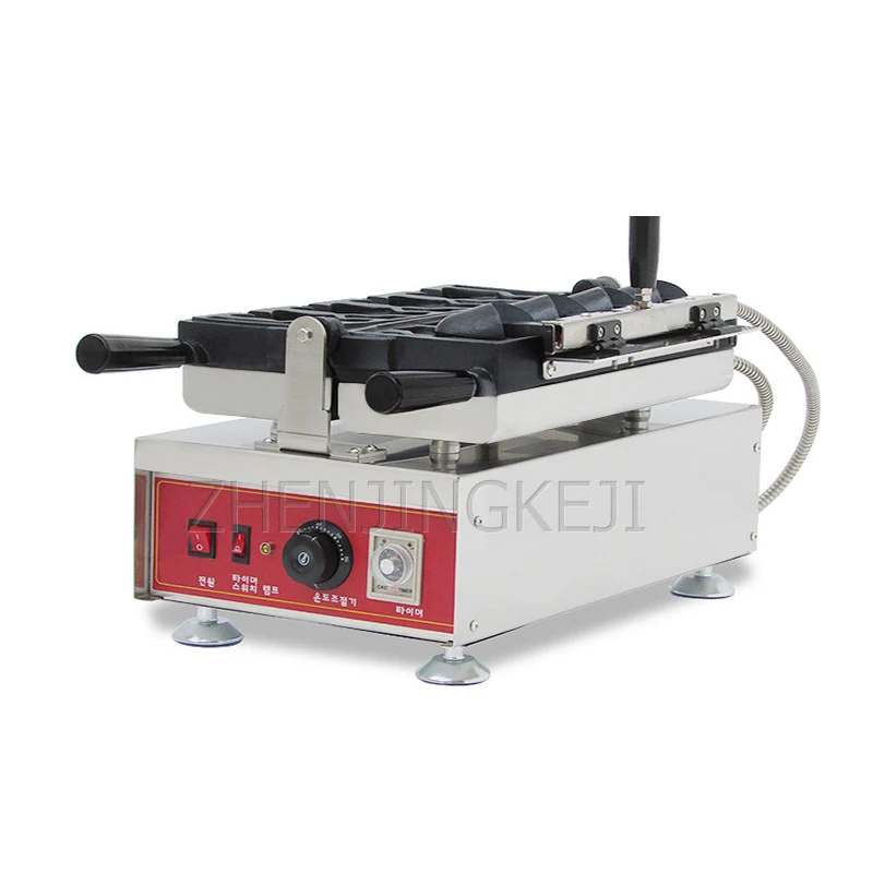 Commercial Waffle Cake Machine Ice Cream Donuts Restaurant Beverage Shop Coffee Bakery Snack Stainless Steel Equipment 220V | Бытовая