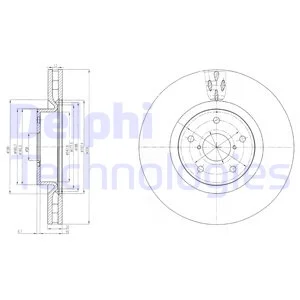 

DELPHI BG9055 DISK ON (AD) 08 IMPREZA HB 2.5 4x4 "BOX-PRICE = ONE