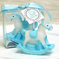 10pcslot rocking horse candle favors for baby shower kids birthday gifts baptism keepsake event anniversary favours