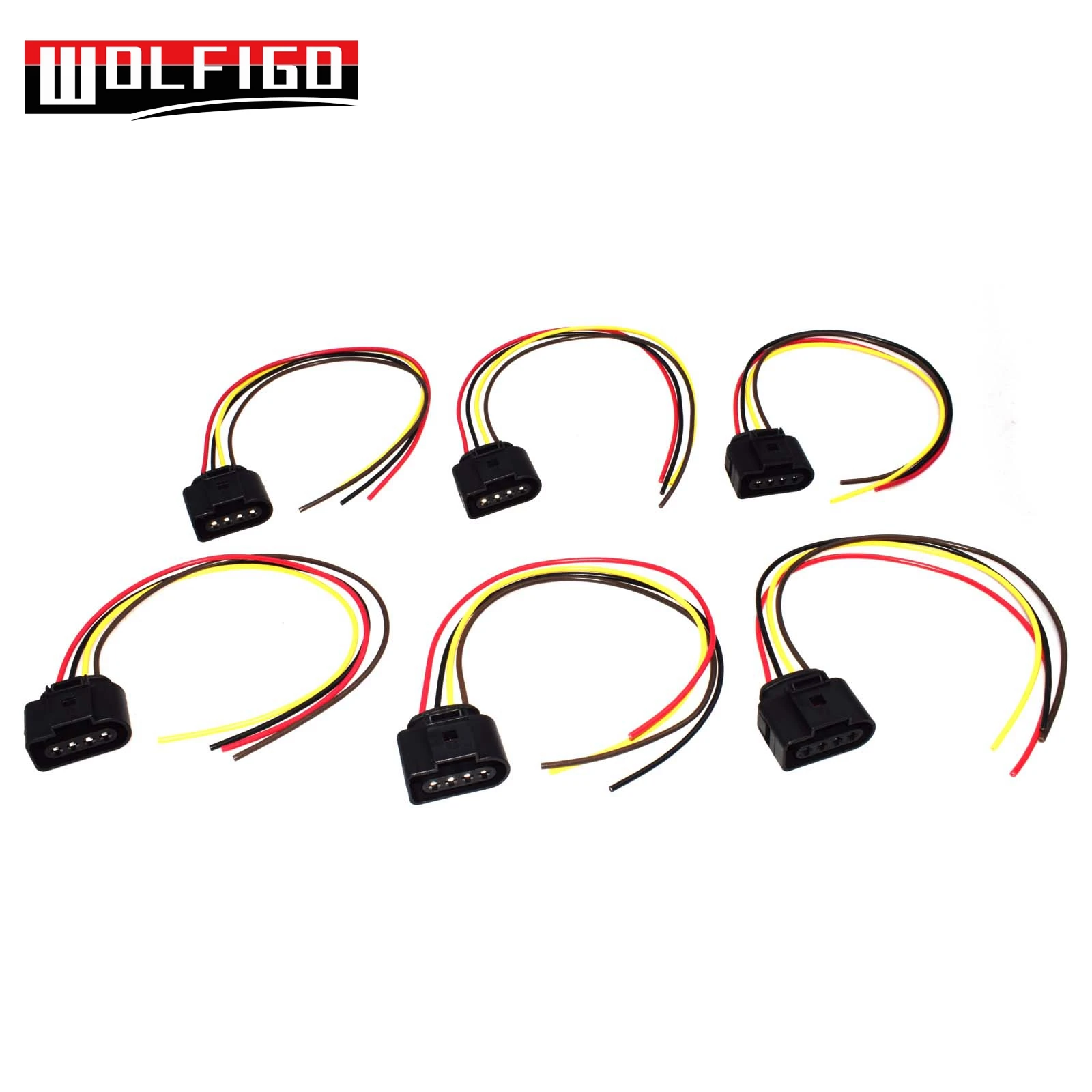 WOLFIGO новый комплект для ремонта катушки зажигания жгут проводов AUDI /VW /SKODA SEAT /FORD