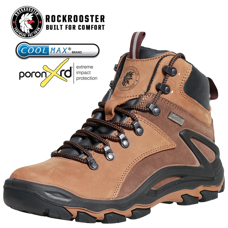 Походная обувь из натуральной кожи мужские водонепроницаемые горные ботинки