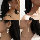 Вивиледи панк хип-хоп сплав нож пламя замок квадратная кнопка кулон Бабочка Кольцо Серьги женские пирсинг ювелирные изделия Прямая доставка