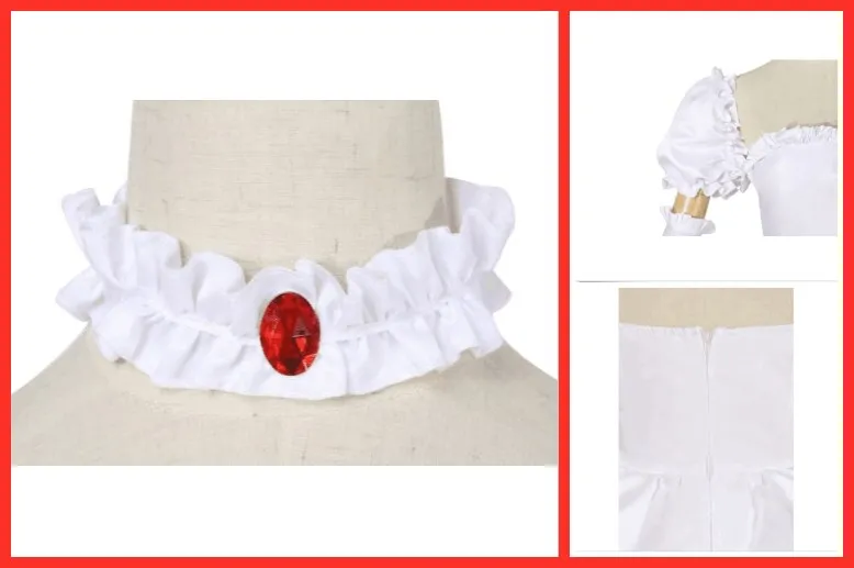 Boosette Косплей Костюм Bowsette косплей принцесса Koopa белый костюм женское длинное платье парик Корона ПОЛНЫЙ КОМПЛЕКТ Хэллоуин