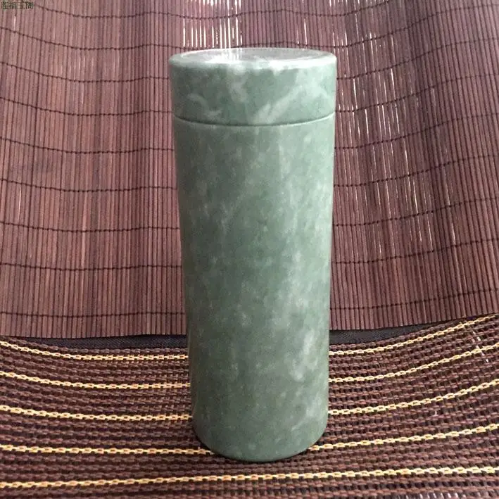 

Натуральный Lushan горный нефритовый чайный стакан (с крышкой)