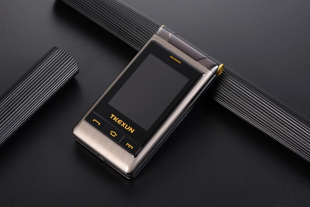 TKEXUN G10 3," двойной экран Dual SIM длинный режим ожидания сенсорный экран FM мобильный телефон флип мобильный телефон для пожилых людей P063