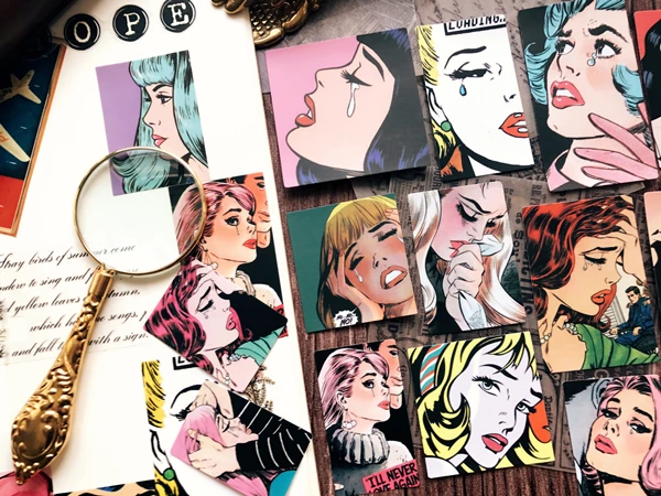 14 шт./компл. винтажный плаксерский постер наклейка сделай сам Скрапбукинг альбом