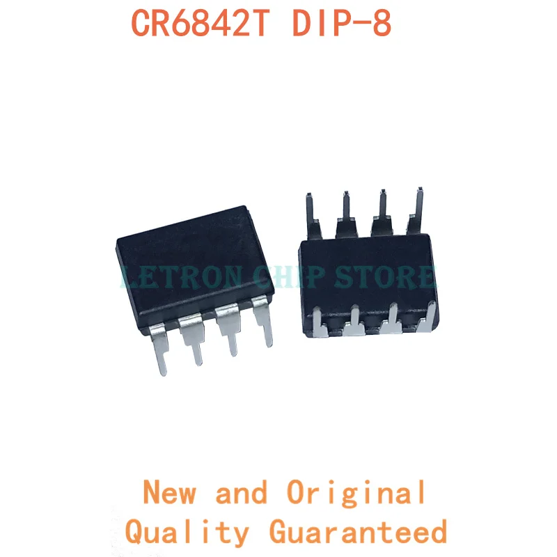 

Чипсет CR6842T DIP8 CR6842 DIP-8 DIP новый и оригинальный IC, 10 шт.