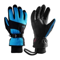 winter motorcycle gloves with wrist leashes for cold weather motorbike riding skiing racing waterproof windproof motocross glove