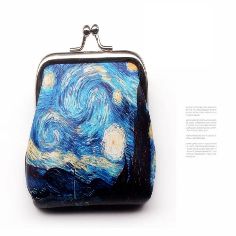 Маленький кошелек для женщин с принтом Ван Гога | Багаж и сумки