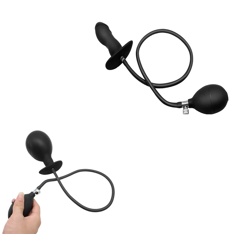 Съемные надувные анальные секс игрушки массажер простаты силиконовая Анальная