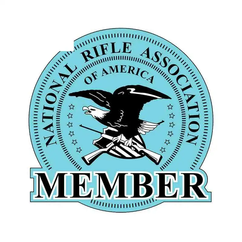 

Creative 13cm X 12.3cm for NRA National Rifle Association Member Sign Funny Car Stickers Vinyl JDM Bumper Trunk Truck Graphics