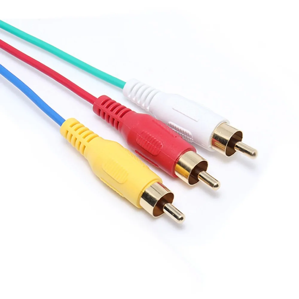 5-футовый HDMI-совместимый с 3-RCA Видео Аудио AV компонентный конвертер адаптер