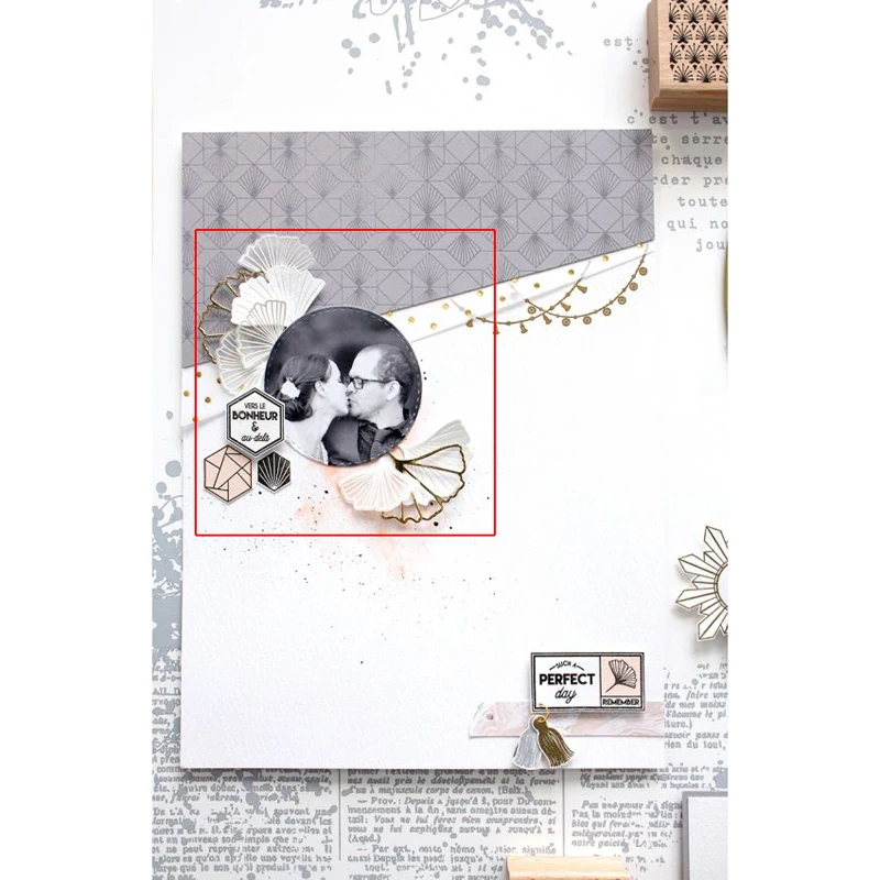 

Lucky Goddess Metal Cutting Dies foliage diy Scrapbooking Photo Album Decorative Embossing PaperCard Crafts Die