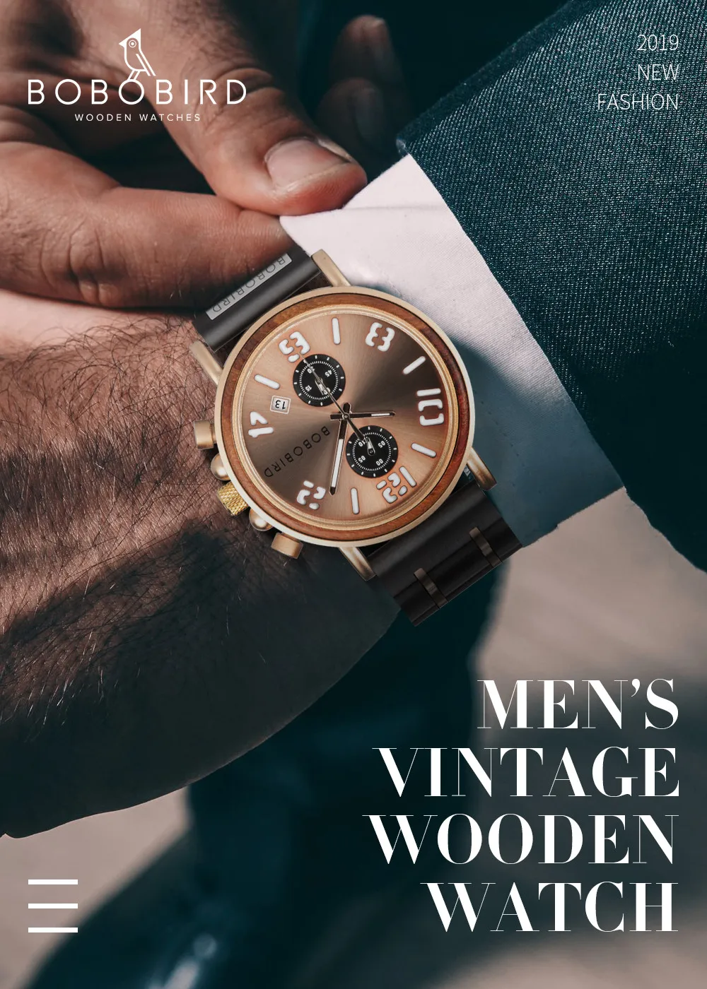 Relojes hombre BOBOBIRD Топ бренд класса люкс мужские часы Дерево водонепроницаемый хронограф наручные часы с подарочной коробкой zegarek meski L-S26