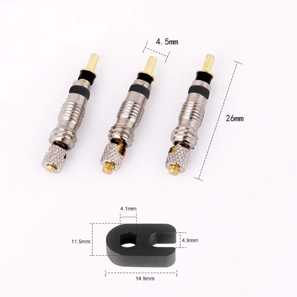 

1PCS Presta Valve Brass Core W/ Optional Tool CNC-machined FV MTB Road Bike Tubes Repair Tire Service Parts