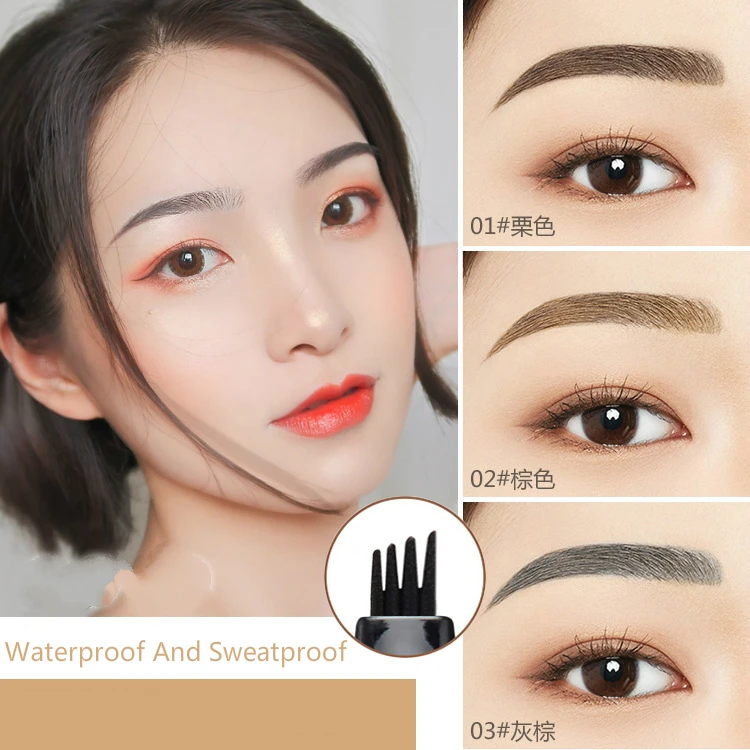 Карандаш для бровей очень тонкая миниатюрная Водонепроницаемая жидкая подводка
