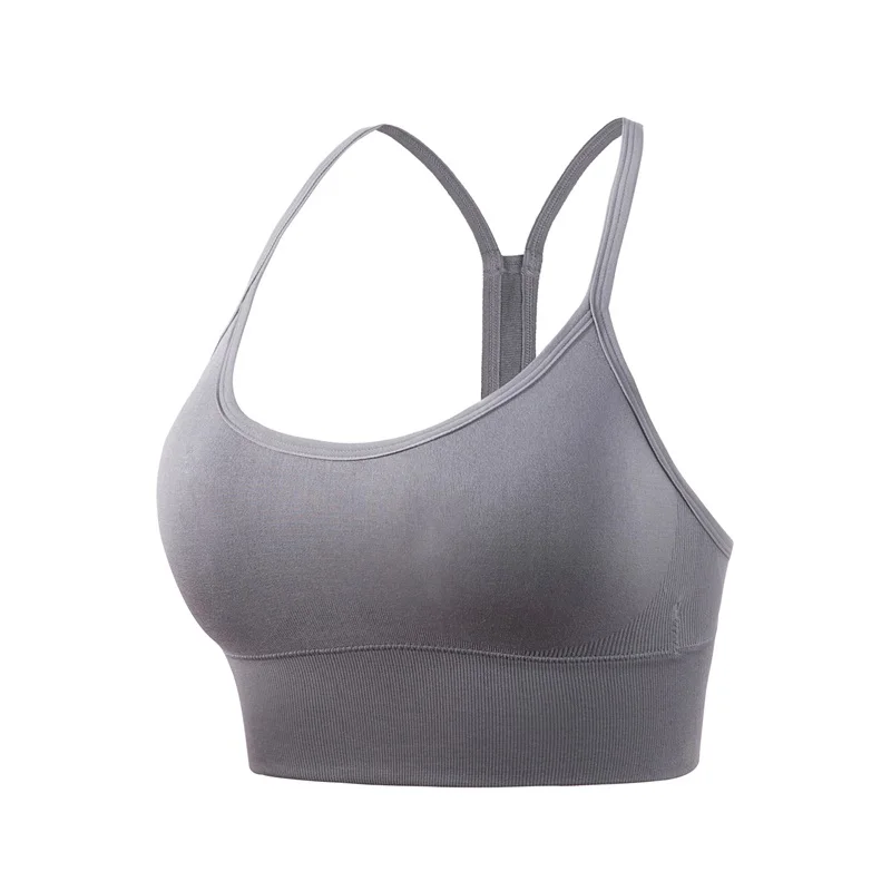 

2021 NEW Y-Shaped Beauty Back Yoga Push Up Bra Sports Underwear Sexy European and American Style Plus Size Lingerie Fitness Top
