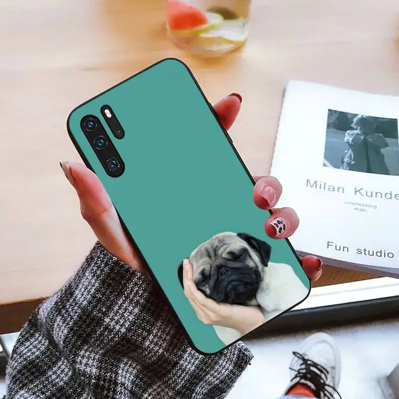 

Pug Dog French Bulldog Phone Cases For Huawei honor Mate mate P 10 9X 10i 20 30 40 y7 lite pro p smart 2019