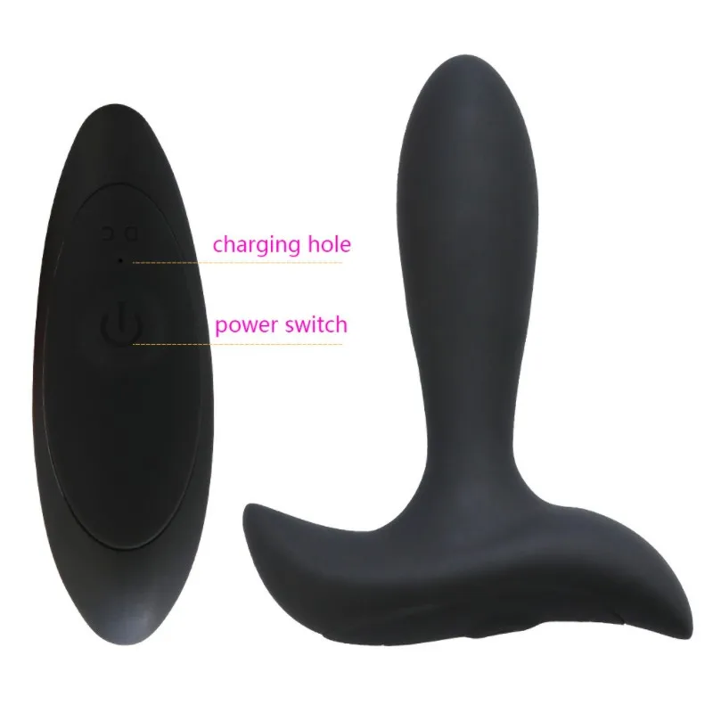 Силиконовый вибратор для массажа простаты 10 режимов Анальный Мужской