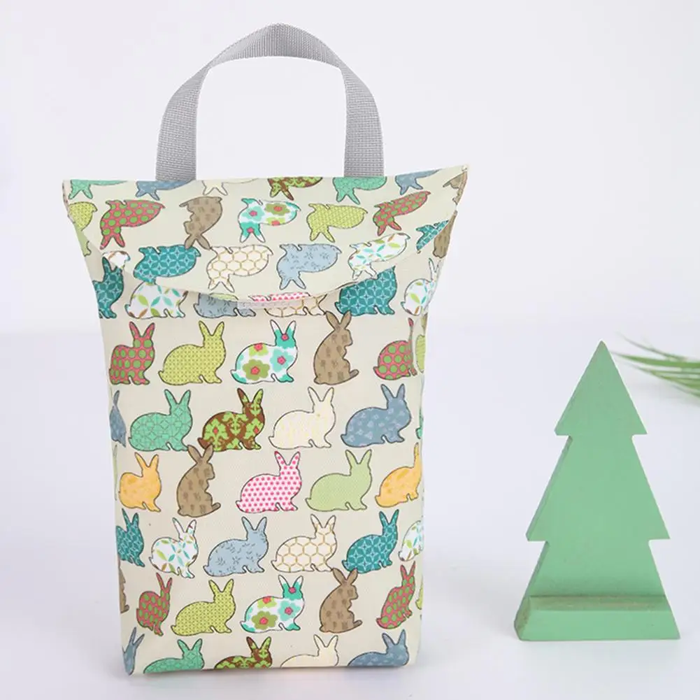 

Durable Multifunctional Baby Portable Diaper Bag Fashion Printed Waterproof Travel Diaper Snack and Food Receiving Bag