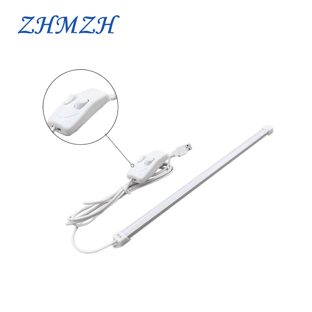 

ZHMZH LED Closet Lights LED Bar Light White & Warm White for Exhibition Working Under Cabinet Lights USB Reading Lamp DC5V 5W