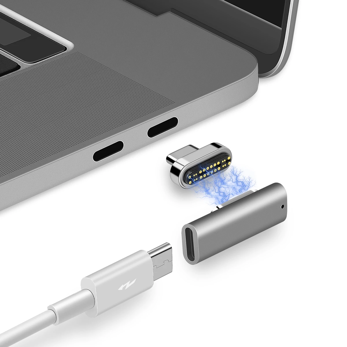 Лидер продаж 24 шпильки Тип C разъем с разъемом MagSafe для Поддержка до 100W 40 ГБ/сек. PD