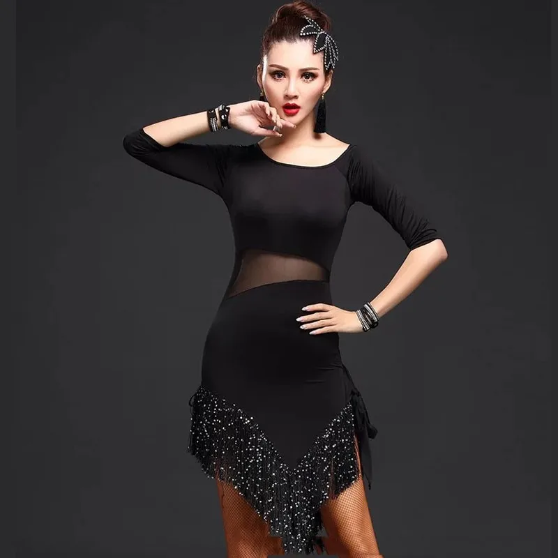 Женское платье для латиноамериканских танцев размером 4XL|Латинский| |