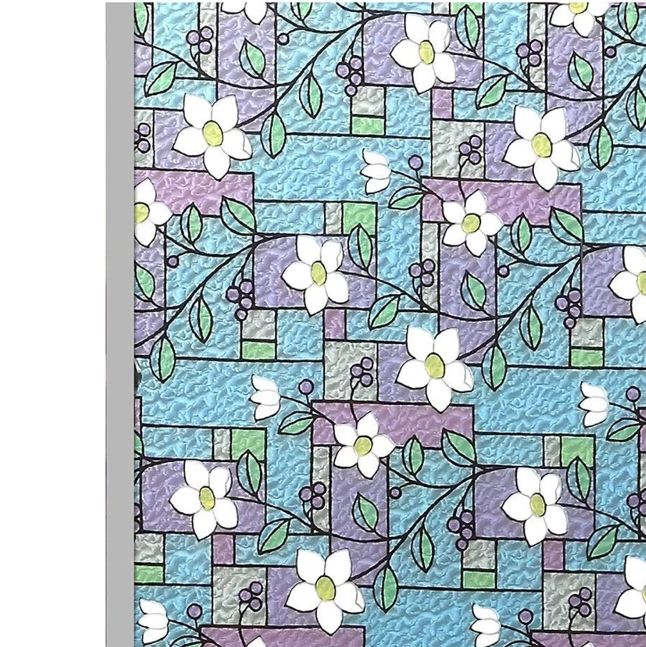 Оконное стекло художественная пленка с пятнами 3D без клея декоративная наклейка