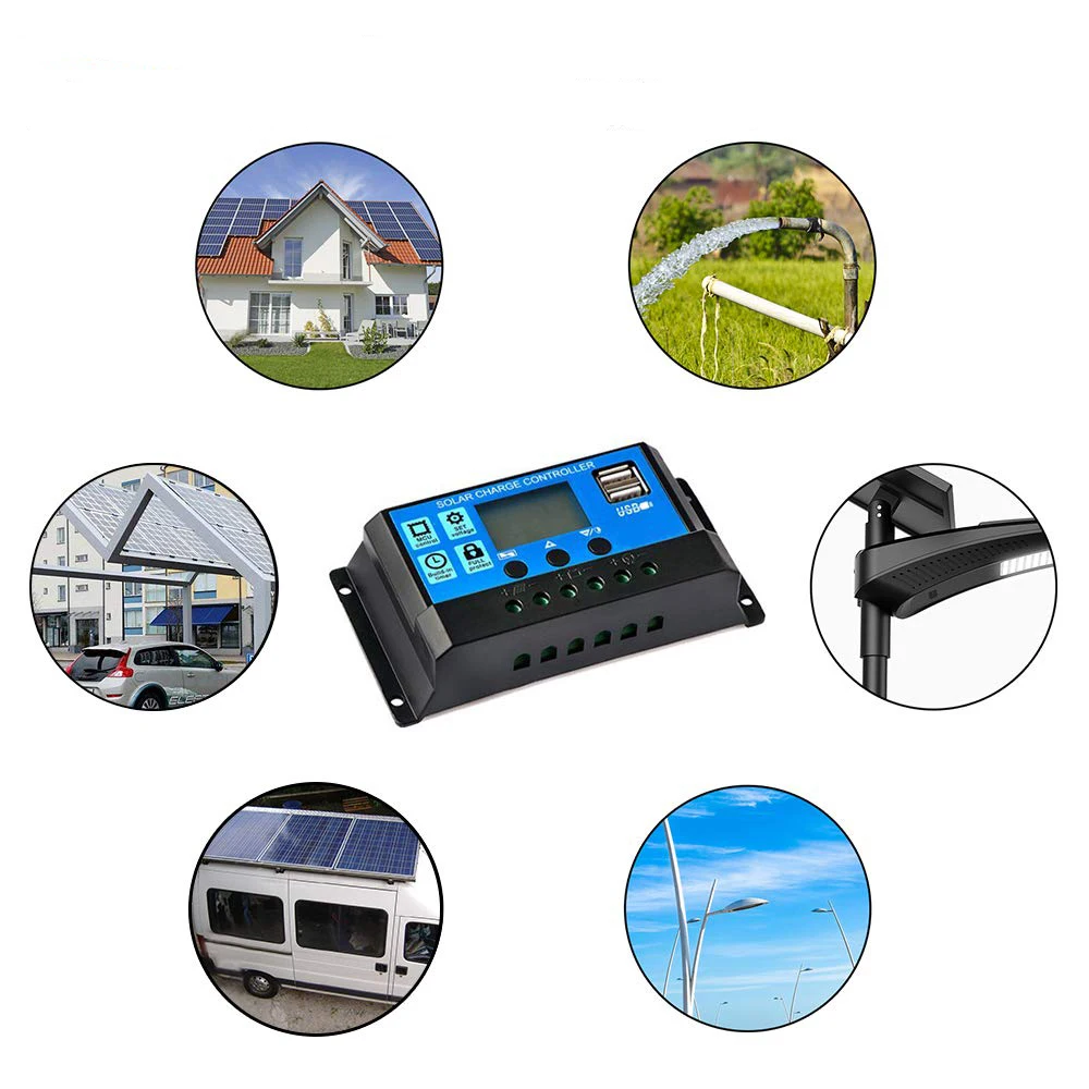 

12v solar panel kit accessories 100w 200w 300w flexible panel solar module PWM controller and cable