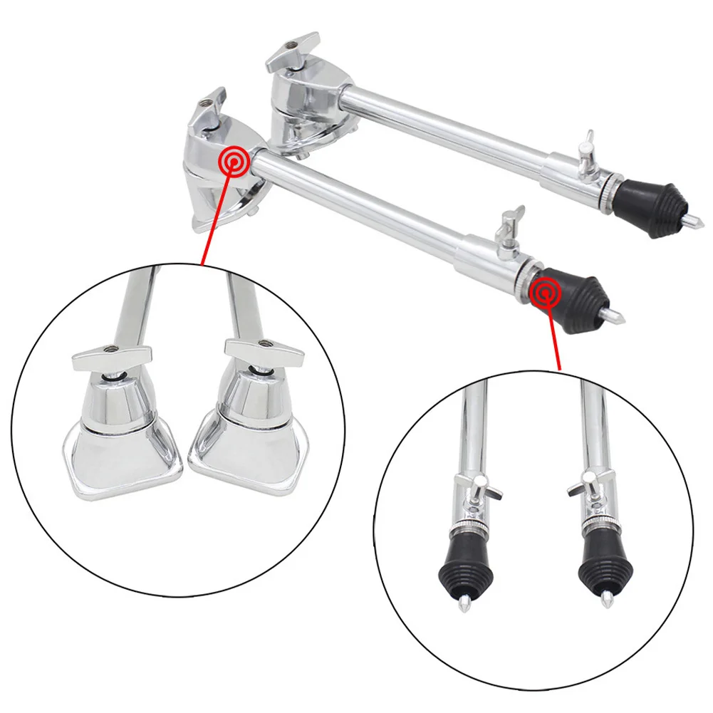 

2pcs Spurs Export Durable Skid Resistant Feet Accessories Bass Tambour Drum Leg Zinc Alloy Universal Professional Replacement