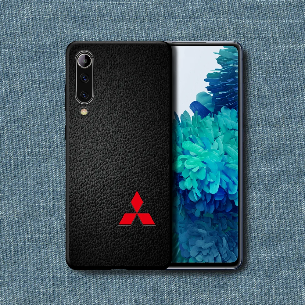 

Mitsubishi Racing Car Phone Case For Xiaomi Mi Note 10 A3 9 MAX 3 A2 8 9 Lite Pro Ultra black Etui Soft Waterproof Fashion Cover